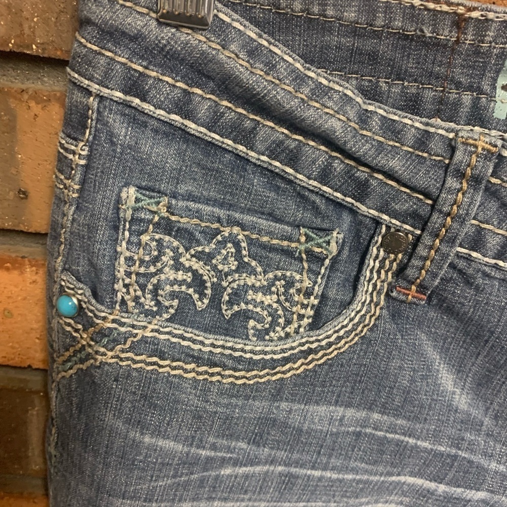 Hydraulic Women's Embroidered Y2K Bootcut Jeans - Picture 5 of 7